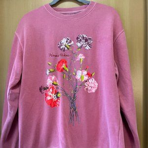 Vintage Retro Know Wave Floral Sweatshirt